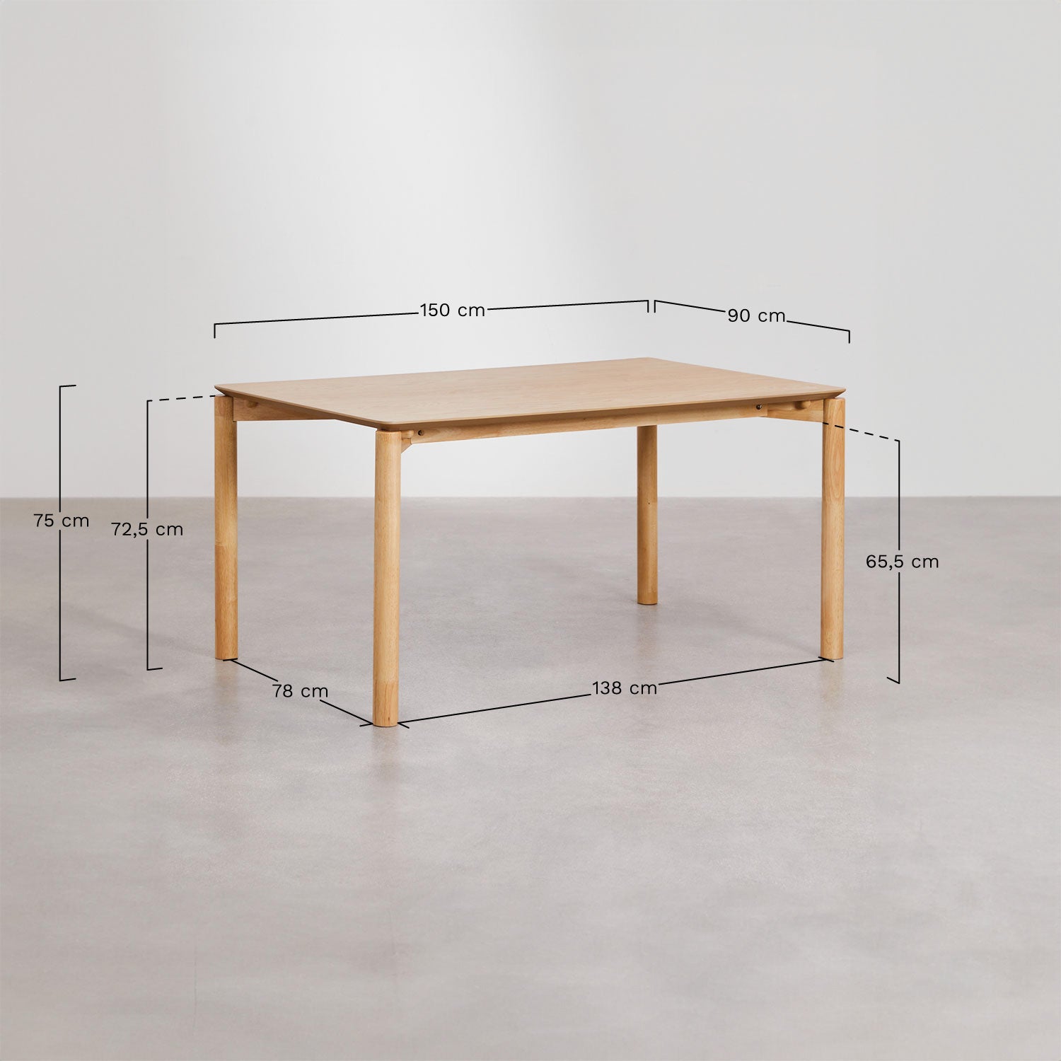 Table à manger Munden en MDF