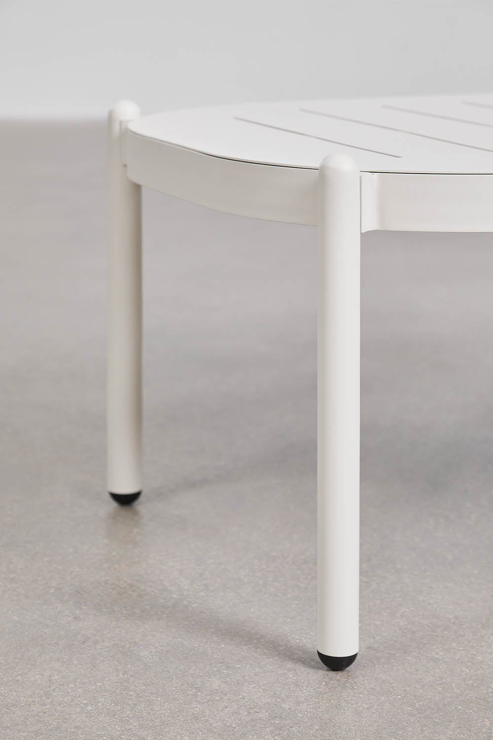 Table basse rectangulaire de jardin 95x55 cm en aluminium Duroli