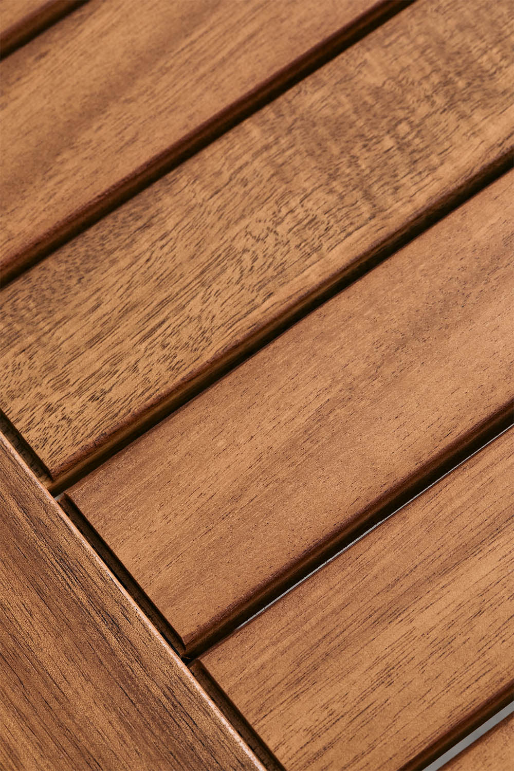 Table de jardin carrée 60x60 cm pliable en bois d'acacia Delawer