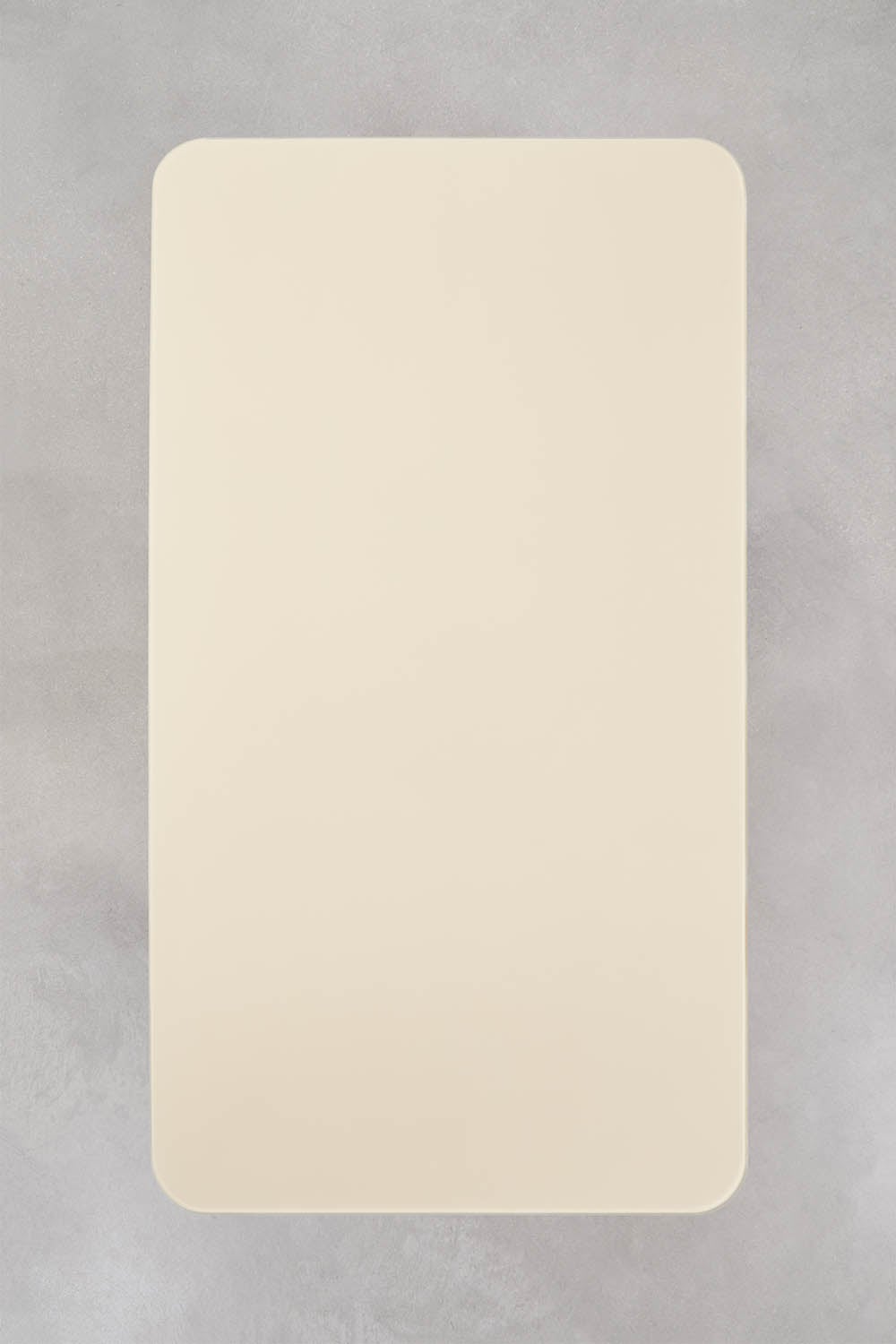 Table de jardin rectangulaire 160x90 cm en verre Arhiza