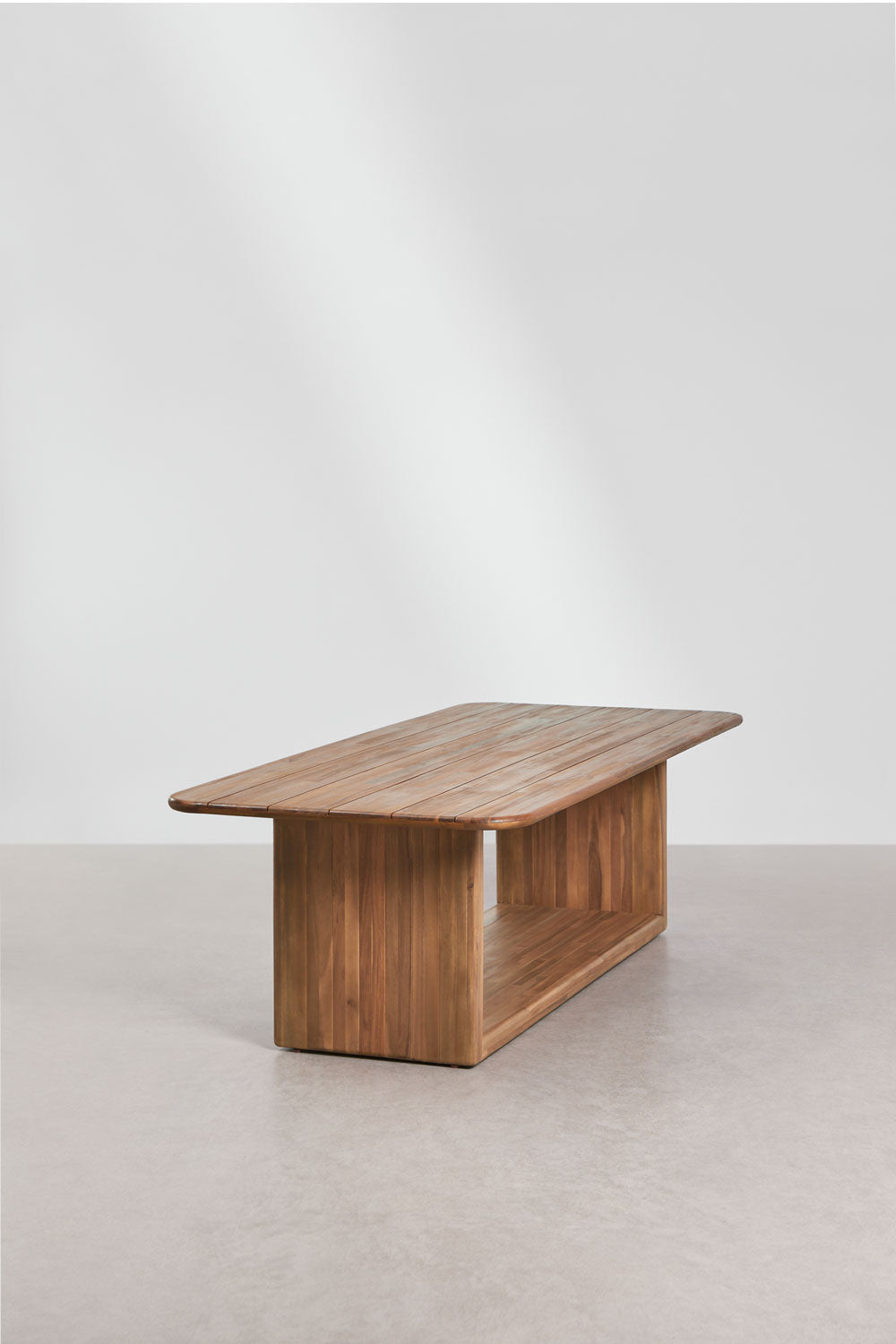 Table de jardin rectangulaire 265x120 en bois d'acacia Siena