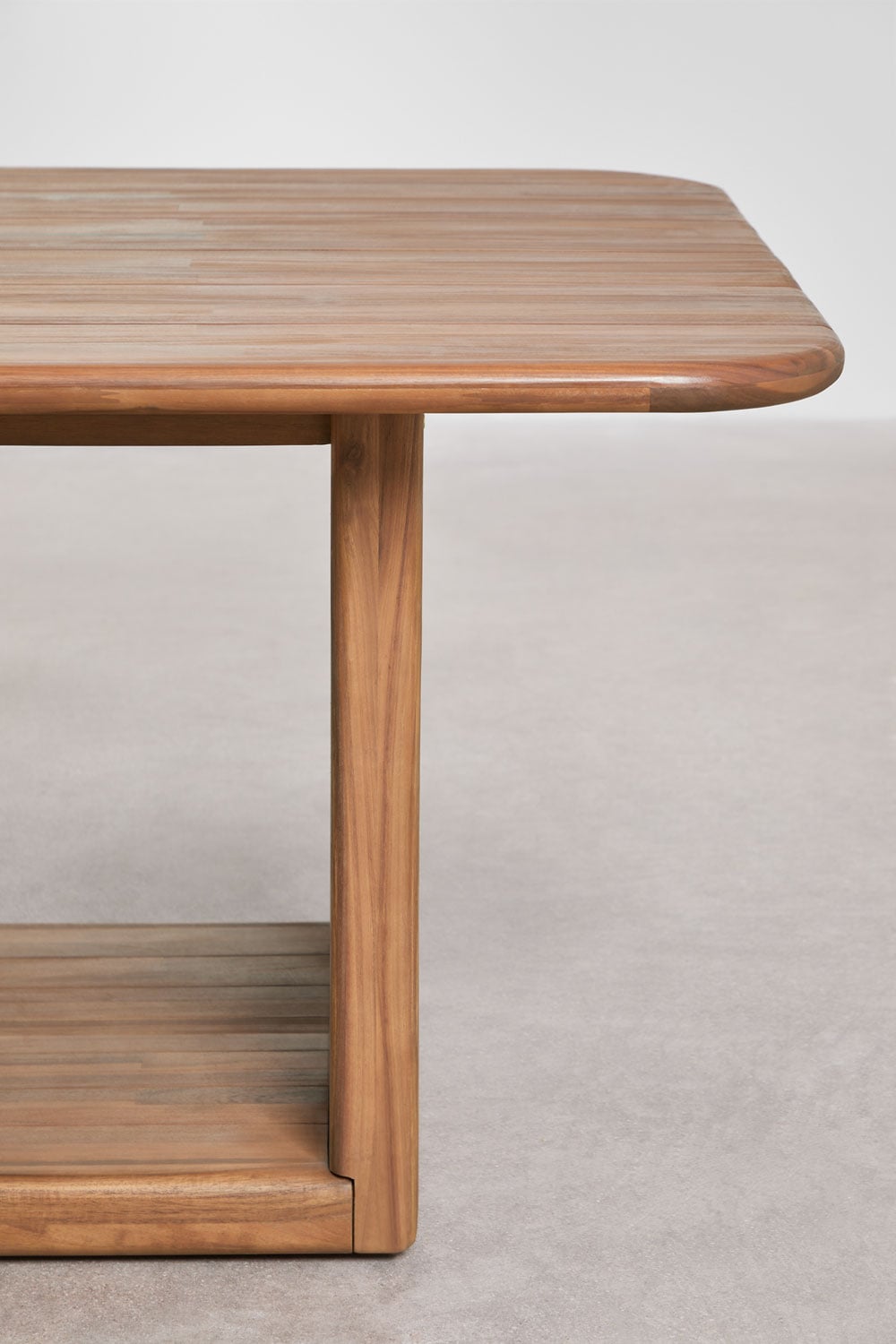 Table de jardin rectangulaire 265x120 en bois d'acacia Siena