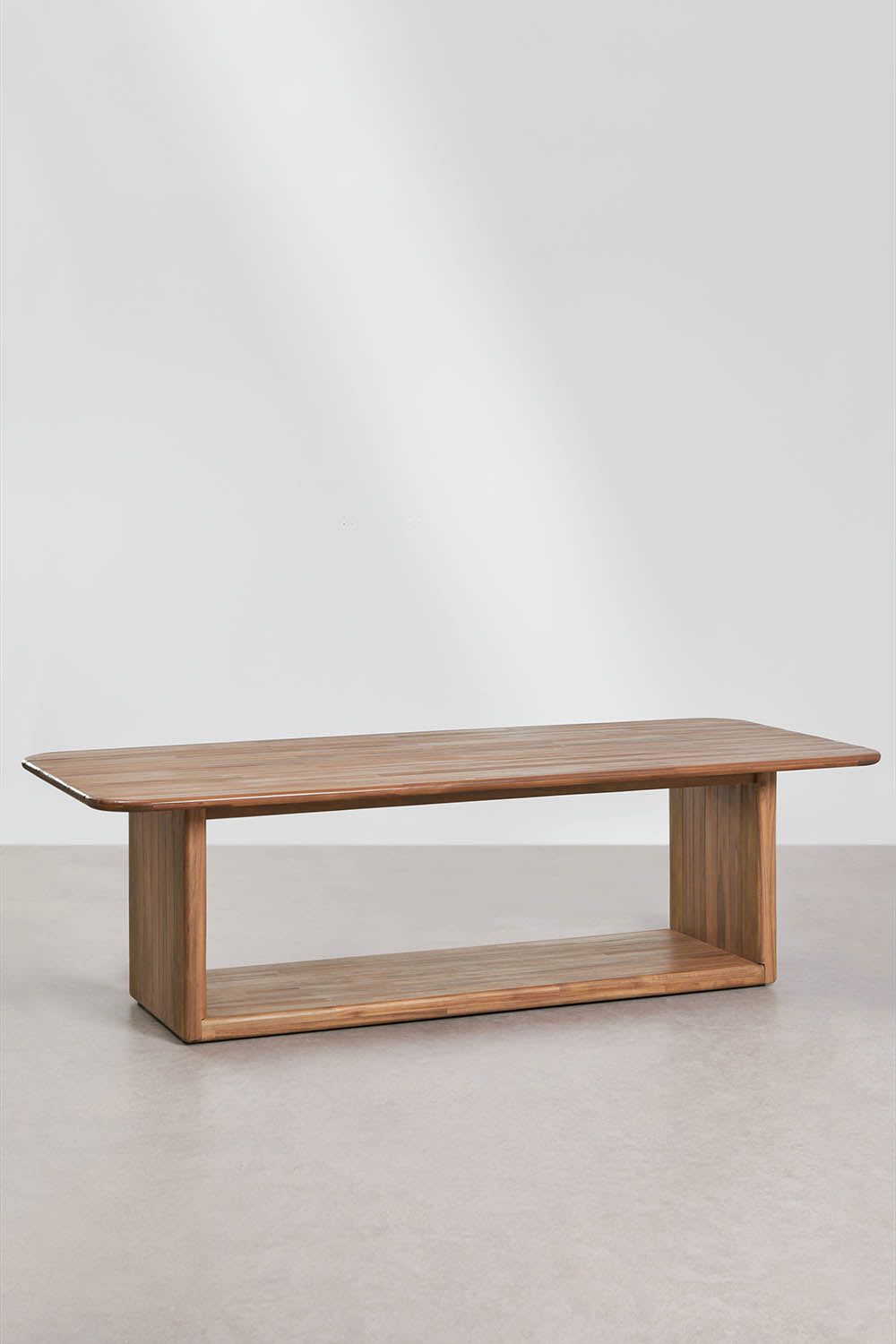 Table de jardin rectangulaire 265x120 en bois d'acacia Siena