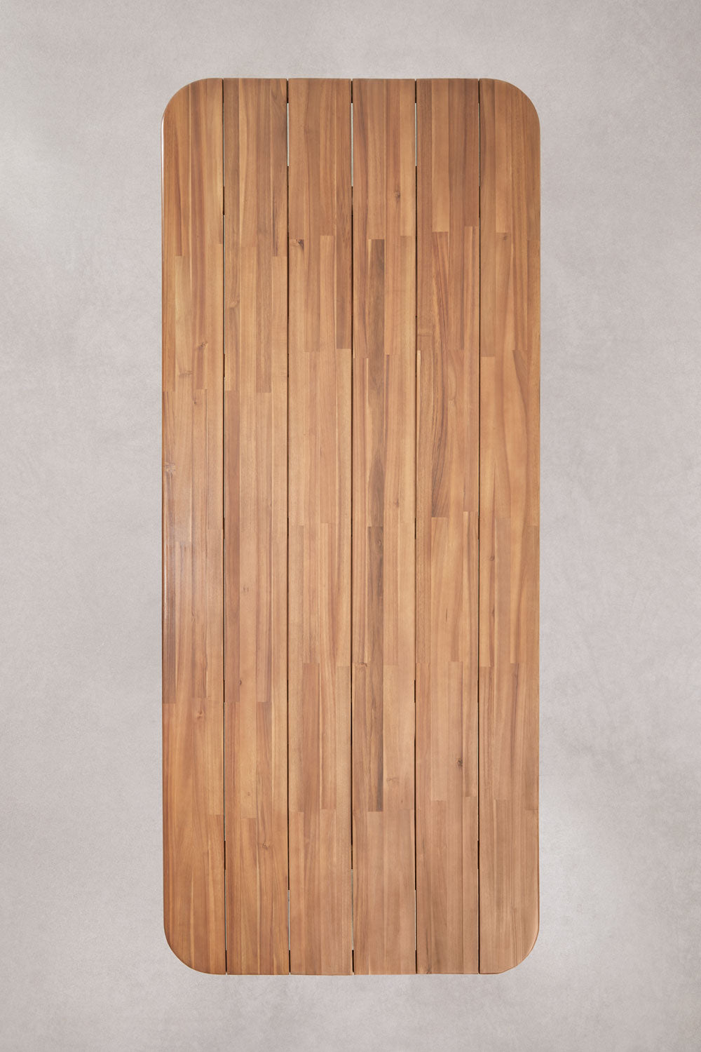 Table de jardin rectangulaire 265x120 en bois d'acacia Siena