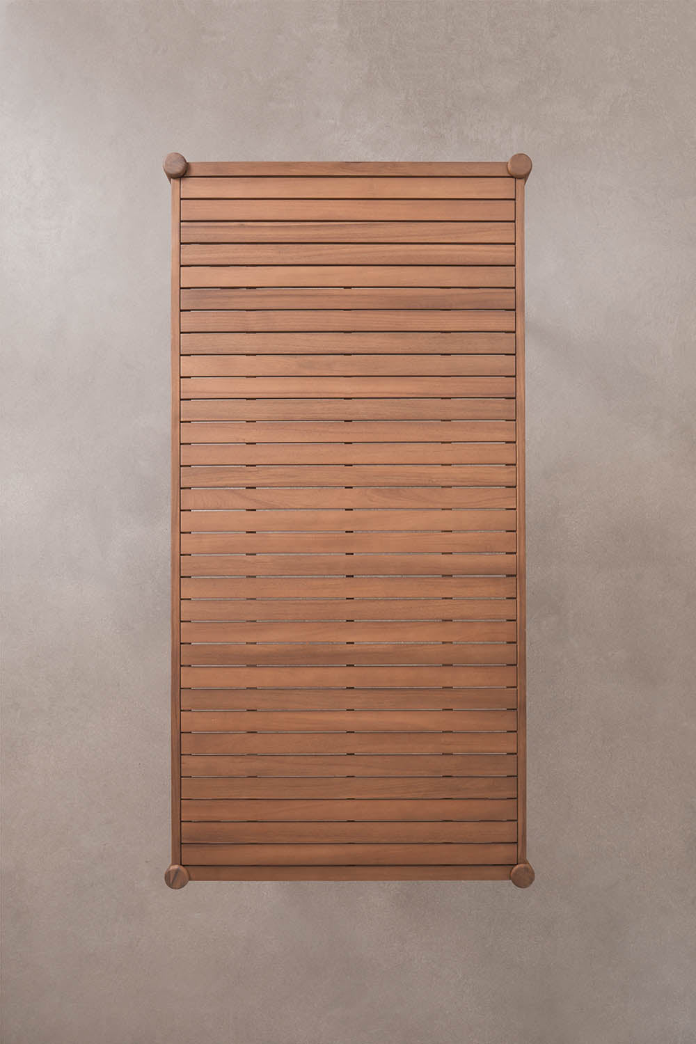 Table de jardin rectangulaire en bois d'acacia Karvia