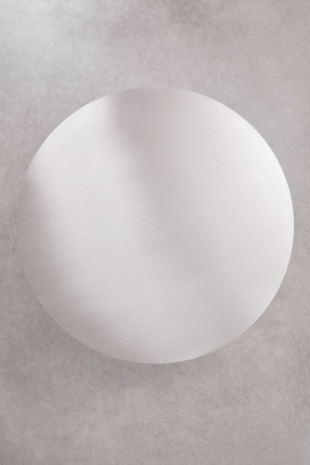 Table de salle à manger ronde Ø120 cm en acier inoxydable Baelor