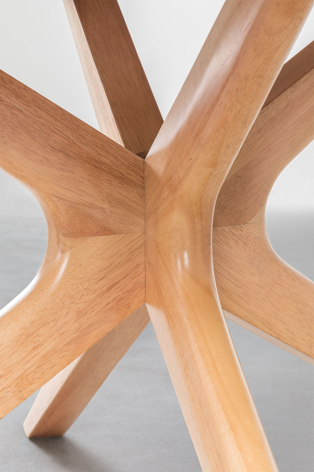 Table à manger rectangulaire 180x90 cm en bois Arnaiz
