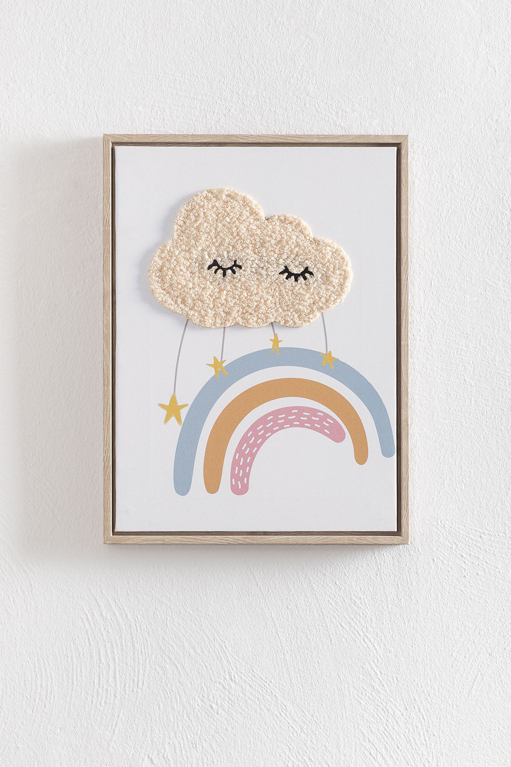 Cadre décoratif 30x40 cm avec texture textile Timoty Kids