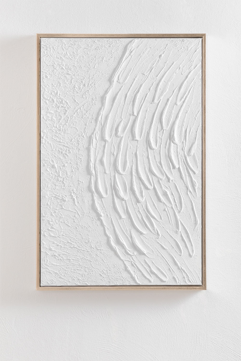 Cadre décoratif 60x90 cm en relief en plâtre Severine