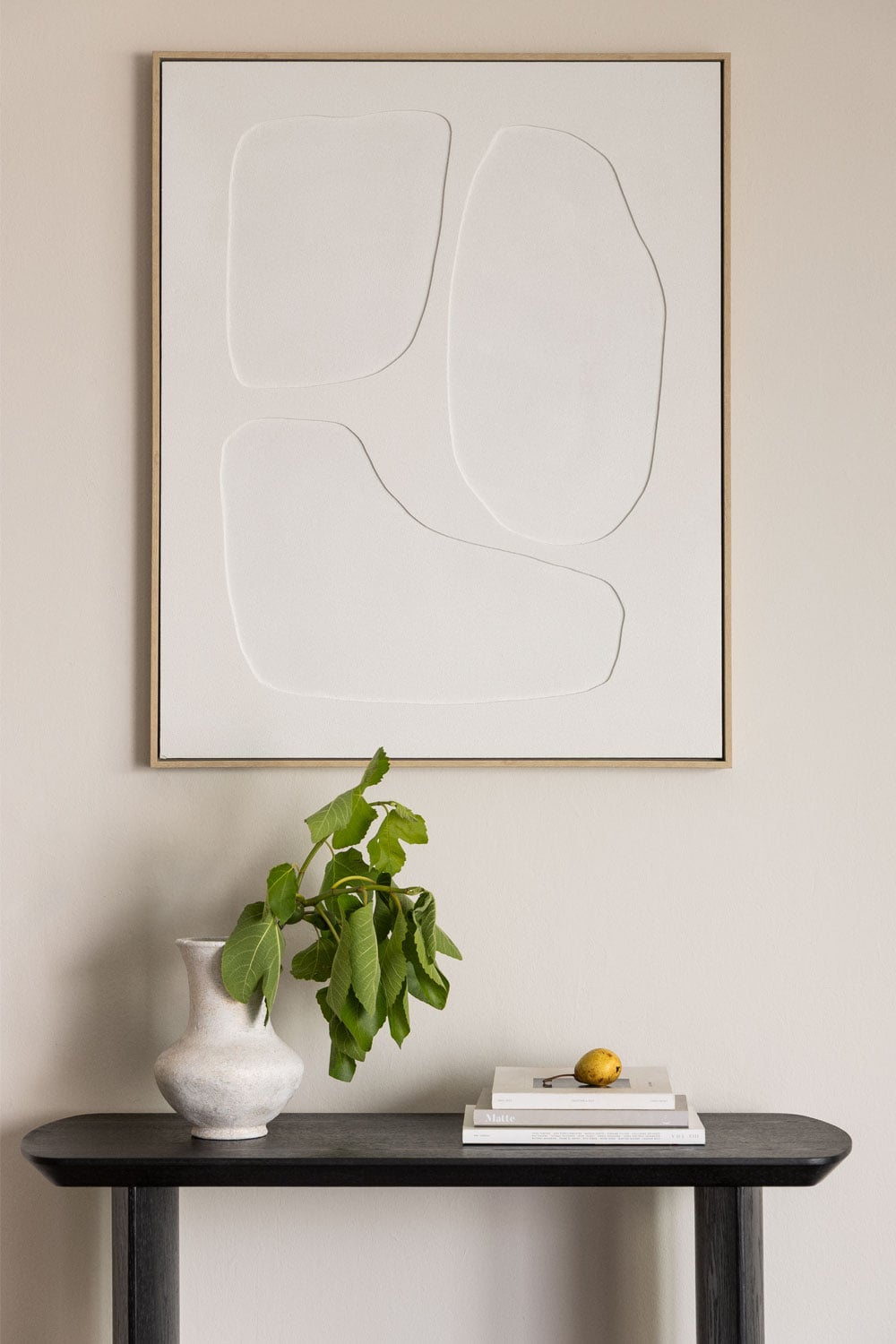 Tableau décoratif peint à la main avec relief Helvon