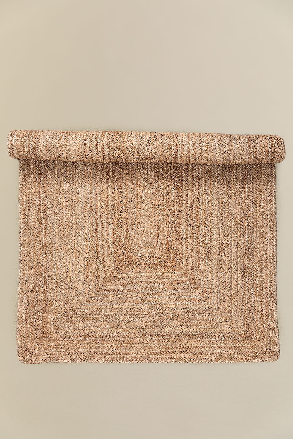 Tapis rectangulaire en jute Tempo