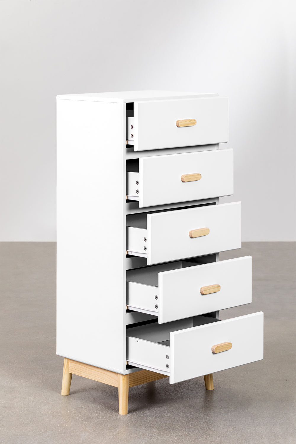 Commode en MDF et bois de pin Tom Kids