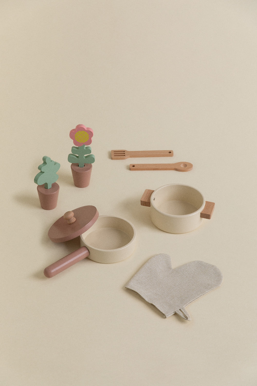 Ustensiles de cuisine en bois Drisy Kids 