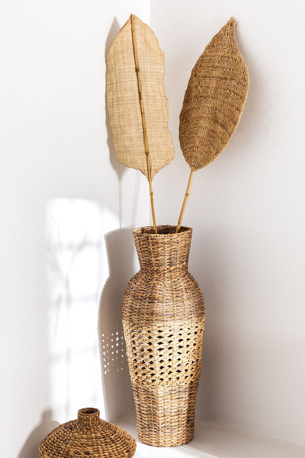 Vase décoratif en rotin Suardi